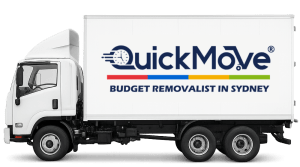 QuickMove® Removalists Sydney 4–6 tonne truck — standard two to three bedroom furniture removals